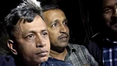 Thane, Jan 19 (ANI): Mumbai Police arrest Bangladeshi national Mohammad Shariful Islam Shahzad name changed to Vijay Das in the Saif Ali Khan attack case, in Thane on Saturday. (ANI Photo) (ANI) Thane, Jan 19 (ANI): Mumbai Police arrest Bangladeshi national Mohammad Shariful Islam Shahzad name changed to Vijay Das in the Saif Ali Khan attack case, in Thane on Saturday. (ANI Photo) (ANI)