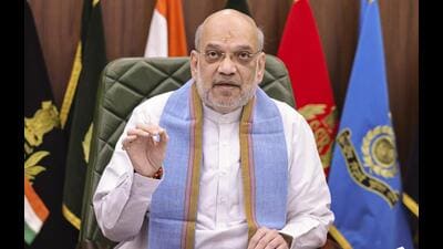 Union home minister Amit Shah. (PTI) Union home minister Amit Shah. (PTI)