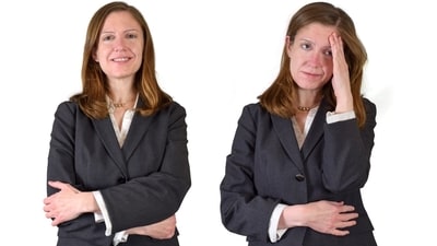 High functioning anxiety appears calm and composed on outside but beneath, there's a constant worry. (Shutterstock)