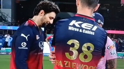 Tim David enacts KL Rahul's celebration (X)