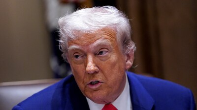 US President Donald Trump will have his annual physical today for the first time since he took office in January, 2025 (REUTERS)