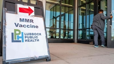 Measles cases are spreading rapidly across the United States (Getty Images via AFP) Measles cases are spreading rapidly across the United States (Getty Images via AFP)