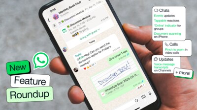 WhatsApp has received several new features recently. (WhatsApp) WhatsApp has received several new features recently. (WhatsApp)