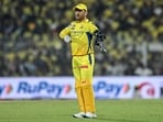 Chennai Super Kings' captain MS Dhoni adjusts the field during the Indian Premier League (IPL) Twenty20 cricket match between Chennai Super Kings and Kolkata Knight Riders Chennai Super Kings' captain MS Dhoni adjusts the field during the Indian Premier League (IPL) Twenty20 cricket match between Chennai Super Kings and Kolkata Knight Riders