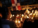 People attend a candlelight vigil for the victims of Jet Set nightclub roof collapse, in Santo Domingo, Dominican Republic, April 11, 2025. 