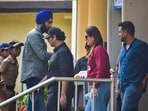 Bollywood actor Kareena Kapoor at the Lilavati Hospital where actor Saif Ali Khan was admitted after he was injured in an attack by an intruder with a knife, in Mumbai Bollywood actor Kareena Kapoor at the Lilavati Hospital where actor Saif Ali Khan was admitted after he was injured in an attack by an intruder with a knife, in Mumbai