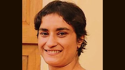 Former Indian wrestler and Congress lawmaker from Julana, Vinesh Phogat announced that she will build a world-class sports academy for young athletes with the  ₹4 crore prize money that she received from the Haryana government. (Ht File)