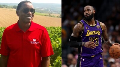 Isiah Thomas expressed disapproval of LeBron James warming up without a shirt, arguing it undermines the professionalism of the NBA. (Photo by Sam Hodde / GETTY IMAGES NORTH AMERICA / Getty Images via AFP, @isiahthomas/Instagram) Isiah Thomas expressed disapproval of LeBron James warming up without a shirt, arguing it undermines the professionalism of the NBA. (Photo by Sam Hodde / GETTY IMAGES NORTH AMERICA / Getty Images via AFP, @isiahthomas/Instagram)