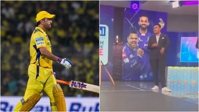 Sehwag was asked whether Dhoni staying till the end would've made a difference (PTI/X) Sehwag was asked whether Dhoni staying till the end would've made a difference (PTI/X)
