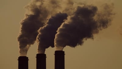 Greenhouse gases. (AP File) Greenhouse gases. (AP File)