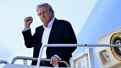 President Trump was accused of blocking FEMA funding to North Carolina (AFP)