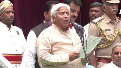Congress leader HK Patil. (ANI)