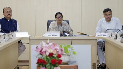 A high-level review meeting at the Delhi Secretariat chaired by chief minister Rekha Gupta. (HT photo) A high-level review meeting at the Delhi Secretariat chaired by chief minister Rekha Gupta. (HT photo)