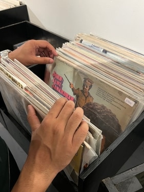 Yesteryear Bollywood soundtracks and Indian jazz records are mainstays in most record stores in the city
