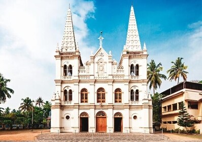 The Santa Cruz Cathedral Basilica at Fort Cochin (Shutterstock) The Santa Cruz Cathedral Basilica at Fort Cochin (Shutterstock)