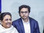 BSP chief Mayawati welcomed her former heir, nephew Akash Anand, back into the party fold BSP chief Mayawati welcomed her former heir, nephew Akash Anand, back into the party fold