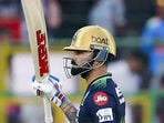 Virat Kohli remained unbeaten on 62* as he guided Royal Challengers Bengaluru to a 9-wicket victory in just 17.3 overs against Rajasthan Royals, at the Sawai Mansingh Stadium in Jaipur.(ANI)