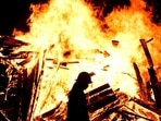 A fire broke at Silver Creek Materials in Fort Worth, Texas. A fire broke at Silver Creek Materials in Fort Worth, Texas.