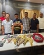The three suspected smugglers were spotted in a Dhaba in Mohanbari Tiniali of Dibrugarh