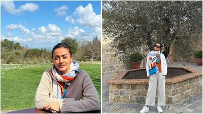 Namrata Shirodkar shares delightful moments from her family vacation in Tuscany with Mahesh Babu and their daughter, Sitara. (Instagram/@namratashirodkar) Namrata Shirodkar shares delightful moments from her family vacation in Tuscany with Mahesh Babu and their daughter, Sitara. (Instagram/@namratashirodkar)
