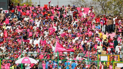 The Sawai Mansingh Stadium in the ‘Pink City’ of Jaipur hosted its first match of the IPL 2025 season. (ANI) The Sawai Mansingh Stadium in the ‘Pink City’ of Jaipur hosted its first match of the IPL 2025 season. (ANI)