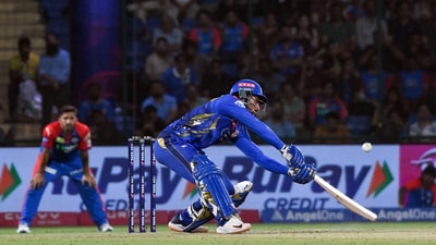In the first innings, Tilak Varma got a stunning half-century, smacking 59 off 33 balls. (Shrikant Singh) In the first innings, Tilak Varma got a stunning half-century, smacking 59 off 33 balls. (Shrikant Singh)