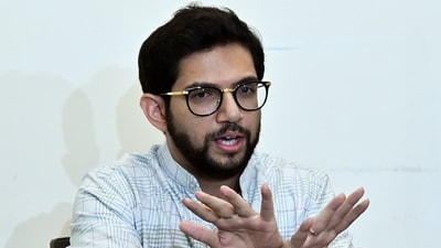 Shiv Sena leader (UBT) MLA Aaditya Thackeray said the BJP is similar to that of ancient invaders. (ANI) Shiv Sena leader (UBT) MLA Aaditya Thackeray said the BJP is similar to that of ancient invaders. (ANI)
