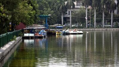 Around ₹10 crore was allocated in June 2022 for the rejuvenation of Naini lake, but the work is yet to begin. (HT Archive) Around ₹10 crore was allocated in June 2022 for the rejuvenation of Naini lake, but the work is yet to begin. (HT Archive)