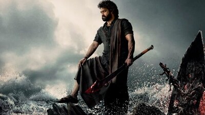 Jr NTR in a still from Koratala Siva's action film Devara: Part 1. Jr NTR in a still from Koratala Siva's action film Devara: Part 1.