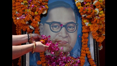 For Ambedkar, swaraj meant the awakening of the people to their social servitude and political dependency (HT Photo)