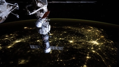 The beautiful picture shows India shining under a blanket of stars. (X/ISS) The beautiful picture shows India shining under a blanket of stars. (X/ISS)