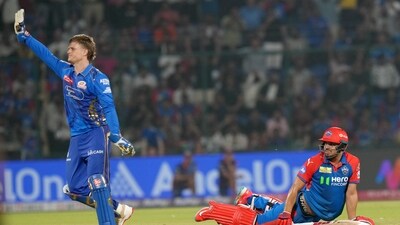 Then it all came crashing down in the 19th over as Jasprit Bumrah’s magical deliveries saw three bizarre run-outs in three consecutive deliveries. (PTI) Then it all came crashing down in the 19th over as Jasprit Bumrah’s magical deliveries saw three bizarre run-outs in three consecutive deliveries. (PTI)