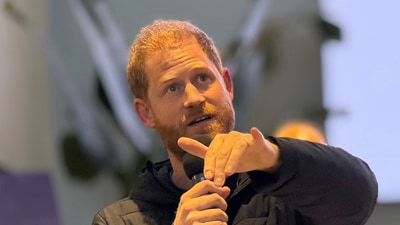 Prince Harry blasted for another cryptic accusation against royal family over security (AP Photo) (AP) Prince Harry blasted for another cryptic accusation against royal family over security (AP Photo) (AP)