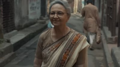 Sharmila Tagore in a still from Suman Ghosh's Puratwan. Sharmila Tagore in a still from Suman Ghosh's Puratwan.