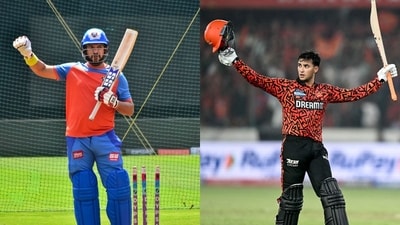 Yuvraj Singh heaped praise on Abhishek Sharma for his blistering century. (PTI and AFP Images)