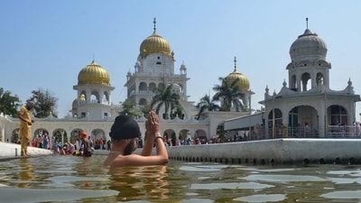 Baisakhi, or Vaisakhi, is celebrated with great pomp and vigour in Punjab. It's on April 13 and devotees offer prayers on this day, seeking blessings. This is at Bangla Sahib. (HT/Sanjeev Kumar) Baisakhi, or Vaisakhi, is celebrated with great pomp and vigour in Punjab. It's on April 13 and devotees offer prayers on this day, seeking blessings. This is at Bangla Sahib. (HT/Sanjeev Kumar)