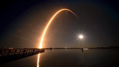 The Falcon 9 rocket carrying 21 Starlink satellites was launched on Saturday at 8:53 pm ET. (X/@SpaceX) The Falcon 9 rocket carrying 21 Starlink satellites was launched on Saturday at 8:53 pm ET. (X/@SpaceX)