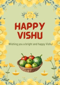 May Vishu bring hope, happiness and prosperity! (Canva) May Vishu bring hope, happiness and prosperity! (Canva)