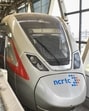 A Namo Bharat train halts at the Shatabdi Nagar Station on the Delhi-Meerut Regional Rapid Transit System (RRTS) in Meerut on April 9. (PTI) A Namo Bharat train halts at the Shatabdi Nagar Station on the Delhi-Meerut Regional Rapid Transit System (RRTS) in Meerut on April 9. (PTI)