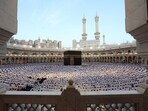 Muslims perform the morning prayer around the Kaaba at the Grand Mosque in Saudi Arabia's holy city of Mecca at the start of Eid al-Fitr, which marks the end of the Muslim holy fasting month of Ramadan, early on March 30, 2025. Muslims perform the morning prayer around the Kaaba at the Grand Mosque in Saudi Arabia's holy city of Mecca at the start of Eid al-Fitr, which marks the end of the Muslim holy fasting month of Ramadan, early on March 30, 2025.