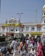 Sikh pilgrims arrive to attend a ceremony to mark Baisakhi at Gurdwara Janam Asthan in Nankana Sahib, 75km from Lahore, in Pakistan on Monday. (AP Photo) Sikh pilgrims arrive to attend a ceremony to mark Baisakhi at Gurdwara Janam Asthan in Nankana Sahib, 75km from Lahore, in Pakistan on Monday. (AP Photo)