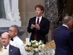Meta CEO Mark Zuckerberg in the Statuary Hall of the U.S. Capitol before the luncheon on the inauguration day of U.S. President Donald Trump's second Presidential term in Washington, U.S., January 20, 2025. 