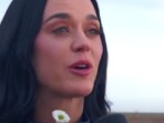 When Katy Perry stepped out of the space capsule, which returned to Earth with all six ladies safely, she was holding a daisy, after her daughter's name.