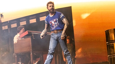 Worst Dressed: Post Malone's Coachella look left fans underwhelmed as he stuck to a simple, laid-back outfit consisting of jeans and a T-shirt. While the festival is known for its bold fashion choices and over-the-top styles, the rapper’s choice to keep it casual felt like a huge snooze fest. (Amy Harris/Invision/AP) Worst Dressed: Post Malone's Coachella look left fans underwhelmed as he stuck to a simple, laid-back outfit consisting of jeans and a T-shirt. While the festival is known for its bold fashion choices and over-the-top styles, the rapper’s choice to keep it casual felt like a huge snooze fest. (Amy Harris/Invision/AP)