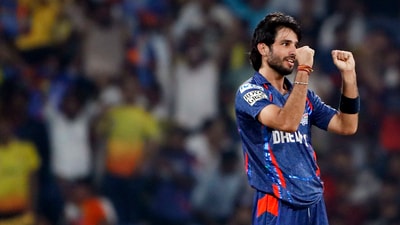 LSG's spinners took over with Ravi Bishnoi leading the way. The spinner registered figures of 2/18 in three overs, with captain Rishabh Pant inexplicably deciding to not bowl him at all after the 15th over.&nbsp; (ANI)