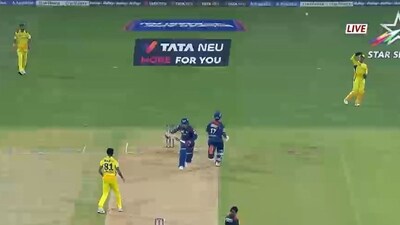 MS Dhoni pulls off one of the ''craziest runouts in the history of IPL' (Screengrabs - JioHotstar) MS Dhoni pulls off one of the ''craziest runouts in the history of IPL' (Screengrabs - JioHotstar)
