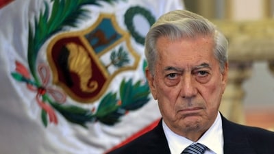 Peruvian Nobel Prize winner Mario Vargas Llosa died aged 89 on April 13, 2025 in Lima, his family announced. (AFP File Photo) Peruvian Nobel Prize winner Mario Vargas Llosa died aged 89 on April 13, 2025 in Lima, his family announced. (AFP File Photo)