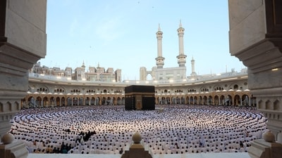 Muslims perform the morning prayer around the Kaaba at the Grand Mosque in Saudi Arabia's holy city of Mecca at the start of Eid al-Fitr, which marks the end of the Muslim holy fasting month of Ramadan, early on March 30, 2025. (AFP FILE) Muslims perform the morning prayer around the Kaaba at the Grand Mosque in Saudi Arabia's holy city of Mecca at the start of Eid al-Fitr, which marks the end of the Muslim holy fasting month of Ramadan, early on March 30, 2025. (AFP FILE)
