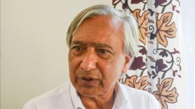 Senior Communist Party of India (CPI Marxist) leader MY Tarigami (HT File)