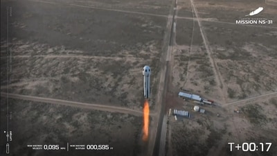 Blue Origin successfully sent six women into space on a historic mission. This is the 21st century's first all-female space voyage. (AFP) Blue Origin successfully sent six women into space on a historic mission. This is the 21st century's first all-female space voyage. (AFP)